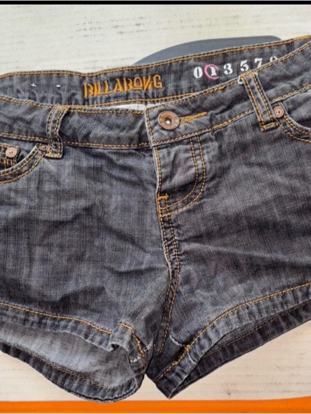 Classic Billabong  Size 1 #washedout #thrashed Blue Booty